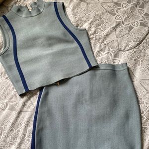 Crop top and skirt set
